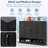 Sleek and Modern Shoe Cabinet with Adjustable Shelves, Minimalist Shoe Storage Organizer with Sturdy Top Surface, Space-saving Design Side Board for Various Sizes of Items-1167540248