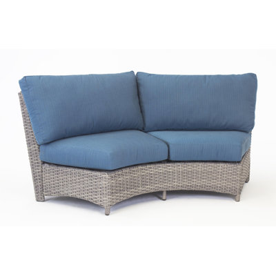 Causeuse courbée avec coussin Losey