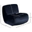 Fauteuil d'appoint en velours Koco-1409356723