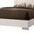 Cassette White Wood Frame Queen Panel Bed