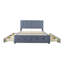 Rosendale Upholstered Velvet Drawers Bed-336643443