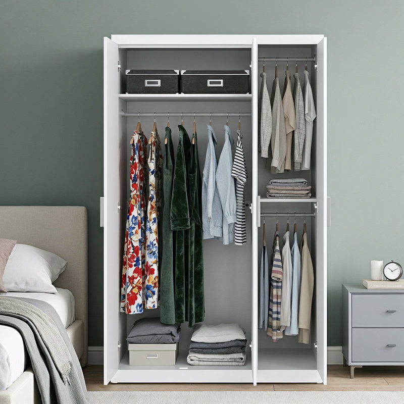 Kimberley Leighana 3 Door Wardrobe, White
