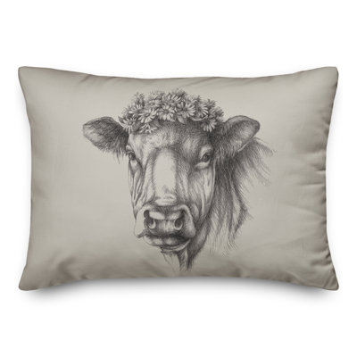 Housse de coussin rectangulaire en polyester 