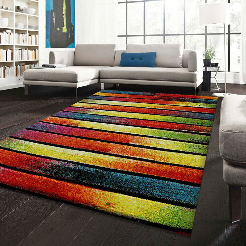 Alveretta Striped Area Rug, Rectangle 200 x 290cm