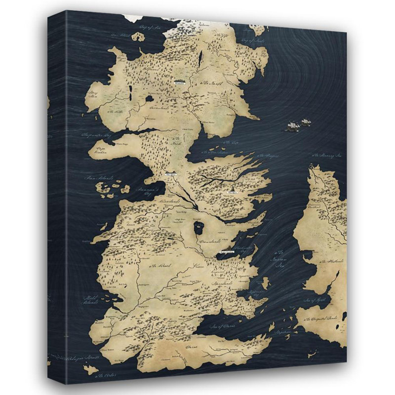 Game of Thrones - Carte, H 24 po x l 18 po