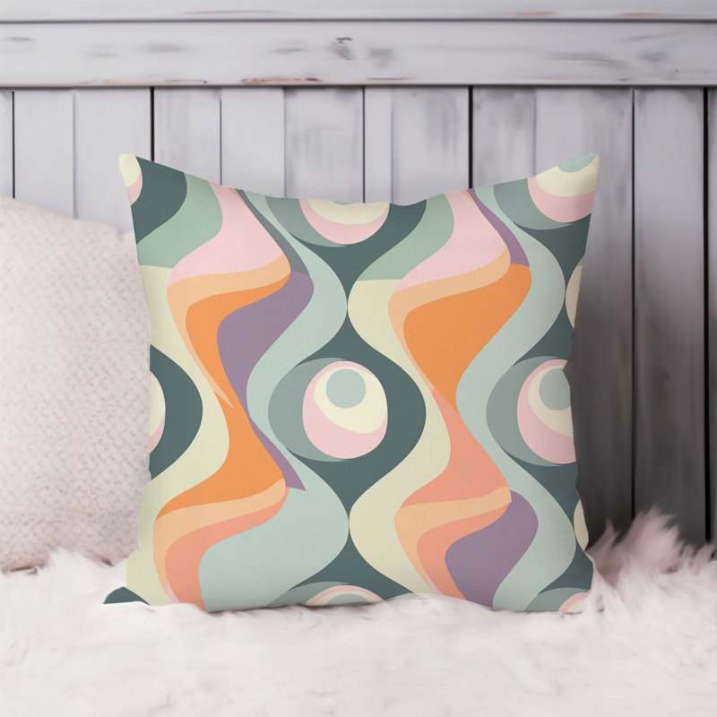 Abstract Retro Hippie Groovy 70s Pattern II Retro