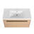 LEVISTAR Oak 36 Inch Bathroom Vanity with resin Countertop Sink,  2 Doors Bathroom Cabinet Set-1138535433