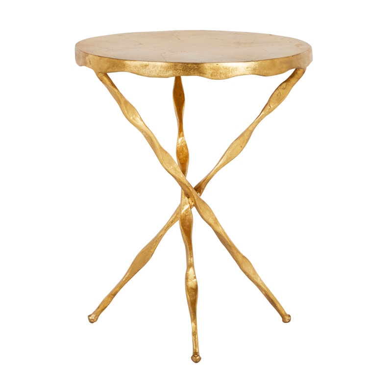 Edgar Cast Iron Pedestal End Table