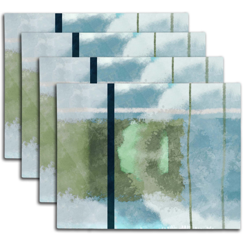 Napperon abstrait en polyester