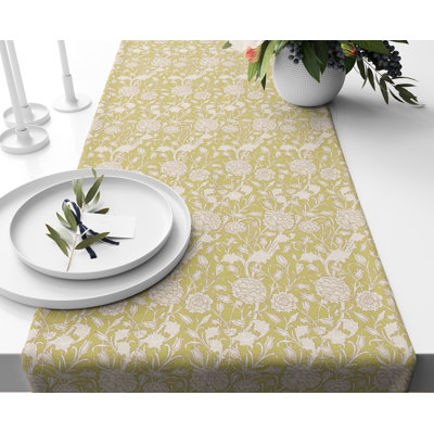 Tulip Wild Yellow - William Morris Table Runner