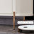 Beige Solid Wood TV Cabinet Heating Fireplace