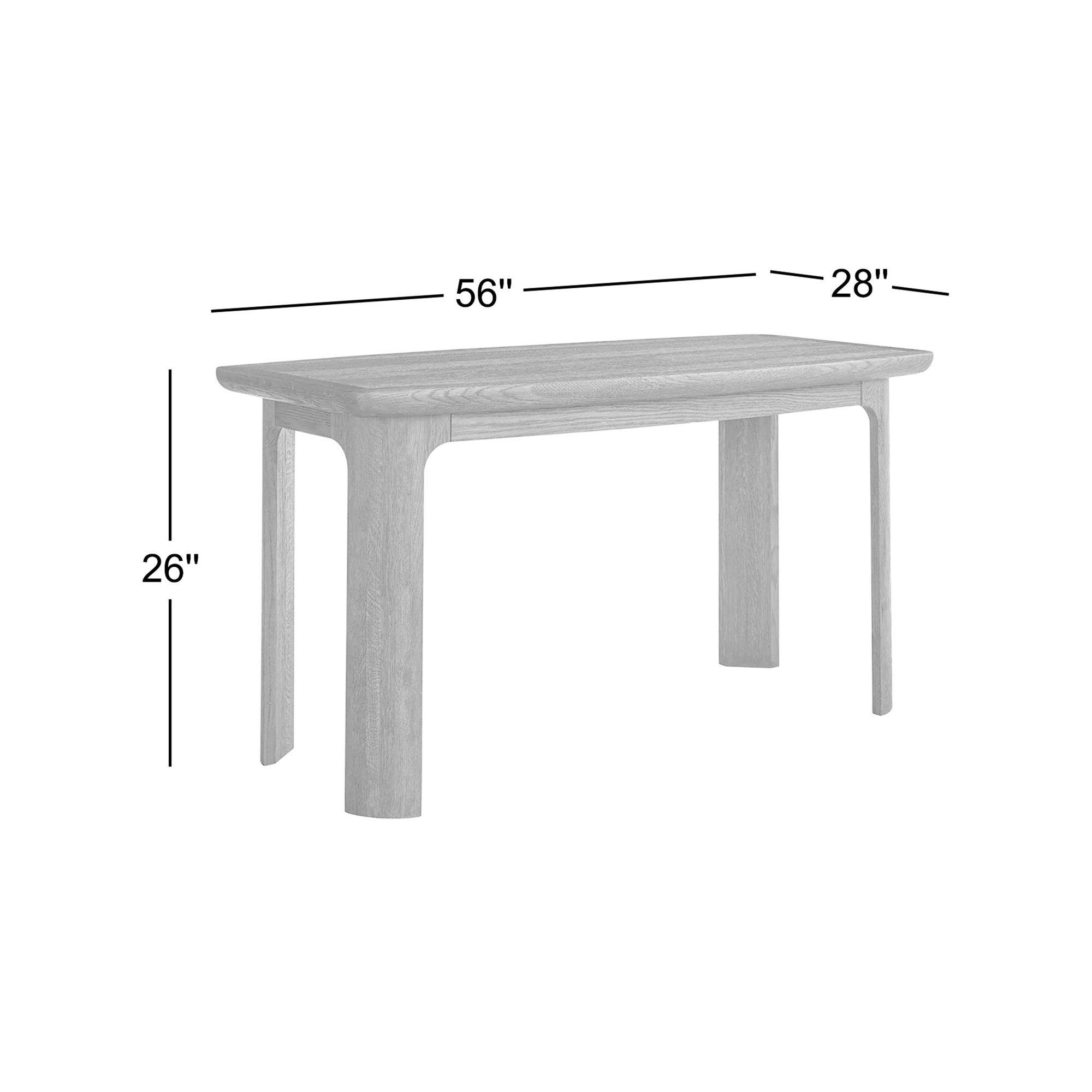 Modern Writing Desk, Brown