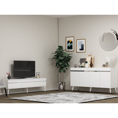 Fechteler 2 Piece Coffee Table Set