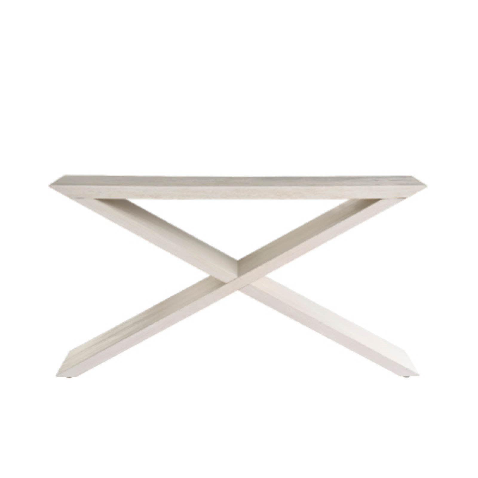 Baxley 60'' Solid Wood Console Table, Ivory