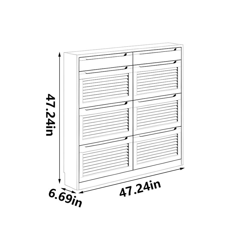 Alarcon, 47.24" H x 47.24" W x 6.69" D