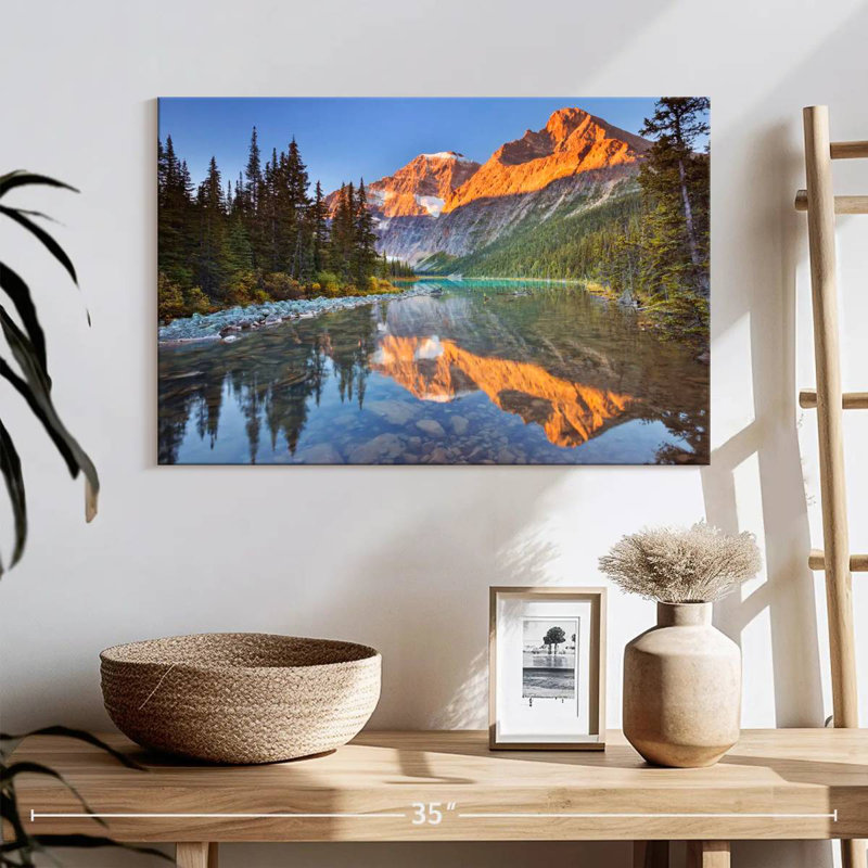 Alvord Reflection On Cavell Lake, 16" H x 24" W