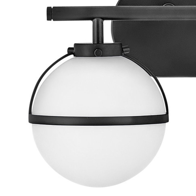Adneta 2-Light Dimmable Vanity Light, Noir