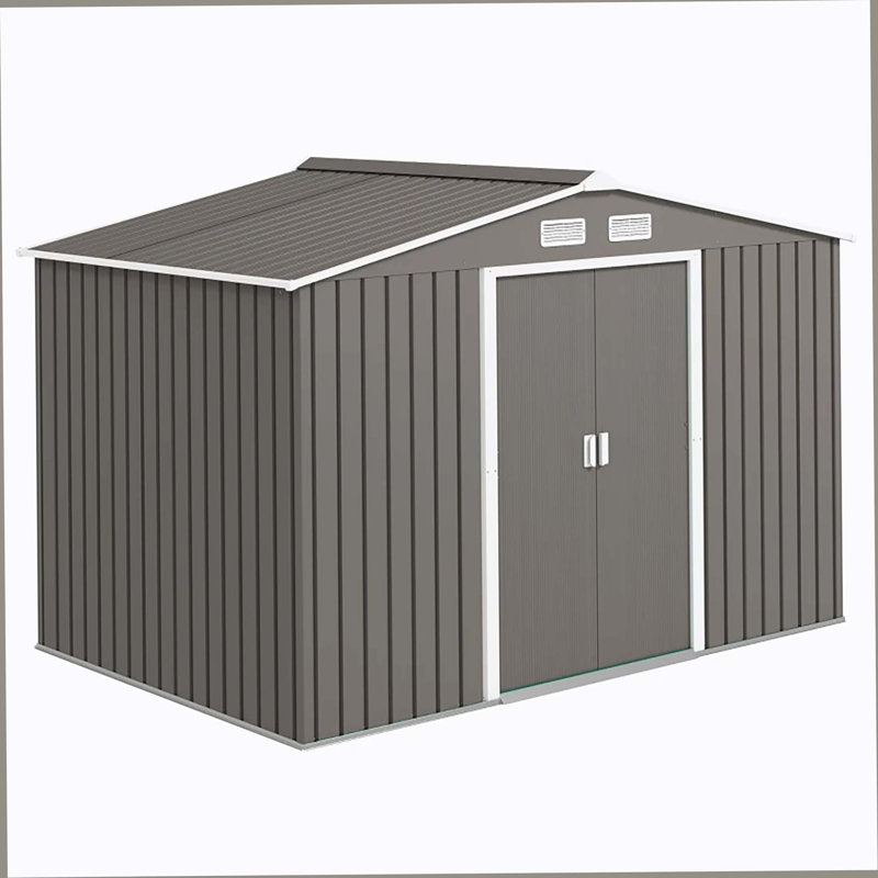Garage Garage, grande remise extérieure, Grey, 109.2" H x 76.8" W x 75.6" D