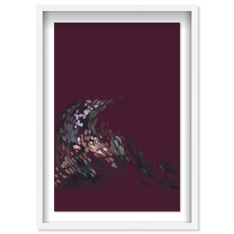 A Spring Wave Print by Oliver Gal, 31.5"H x 46.5"W, White Shadowbox