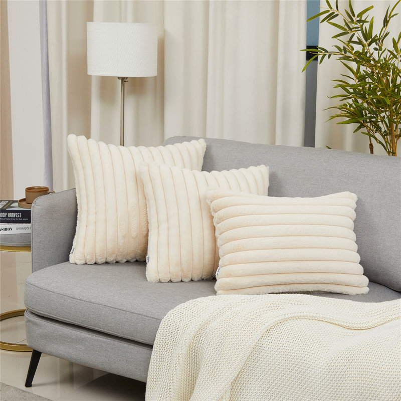 Coussin , Polyester/ Bourre en polyester, Bleu ciel