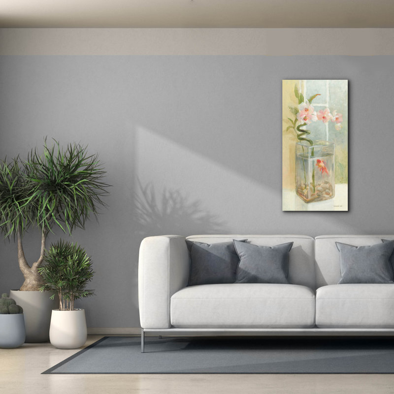 «Peaceful Orchid 1» par Danhui Nai, art mural sur toile