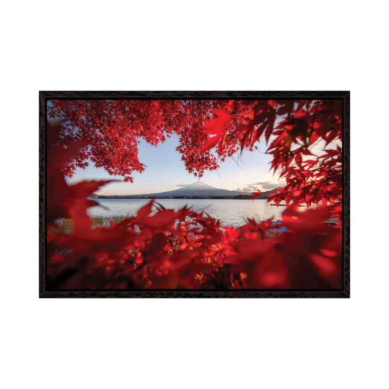 Matsumoto Castle VIII by Daisuke Uematsu - Print on Canvas, Black Framed, 66.04cm H x 101.6cm W x 3.81cm D