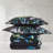 Fantasy Floral Cotton Duvet Cover Black 3Pc Set-111355129