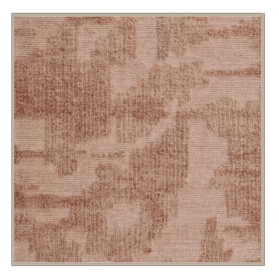 Machine Washable Abstract Brown Area Rug