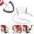Flex Edge Beater and Pouring Shield Accessories Set for KitchenAid 4.5-5 Qt Mixer by GVODE