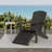 HUNTER FLODING ADIRONDACK CHAIR WITH HIDEAWAY OTTOMAN