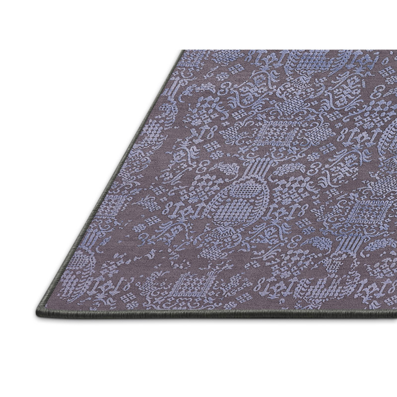 Tapis oriental bleu / gris Guilden, Rectangle 2 pi x 3 pi