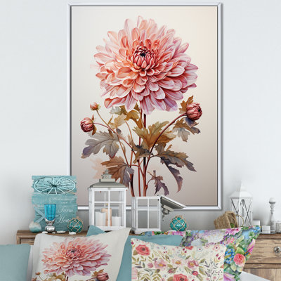 " Dancing With Pink Dahlias "