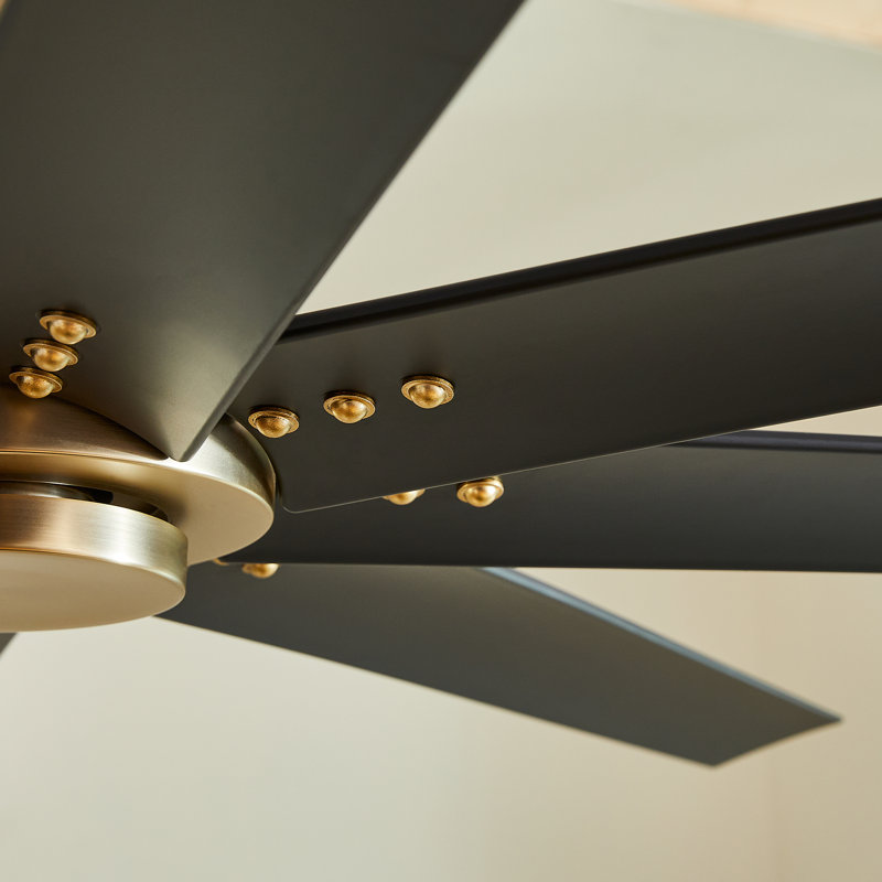 Rockingham 56'' Ceiling Fan, Gold/Black