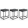 Romigh Upholstered Counter Stool with Metal Frame (Set of 3)