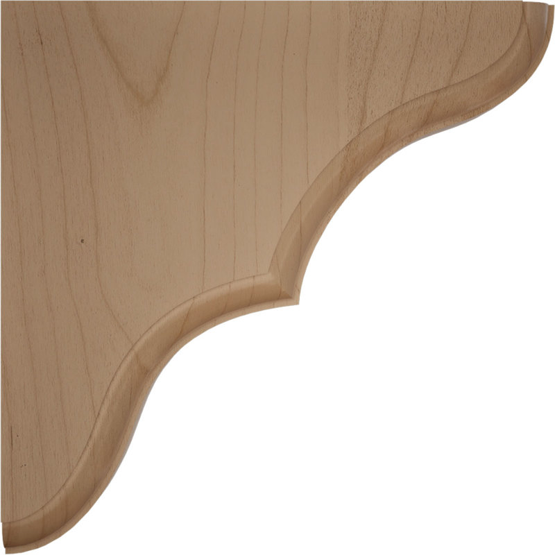 Support en bois Stratford, Aulne, H 5,5 po x l 1,75 po x P 5,5 po