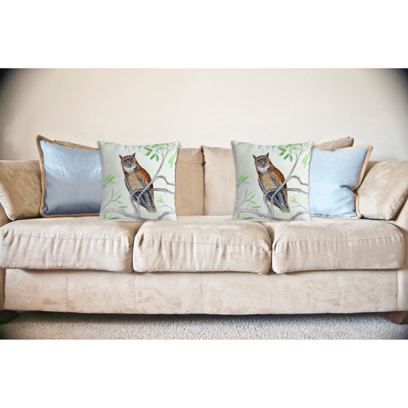  Coussin intérieur / extérieur Great Horned Owl