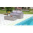 Patio 6-Piece Black Wicker Conversation Set With Malachite Green Cushions-444226839-444226838