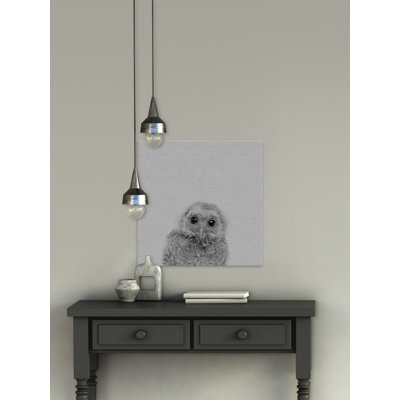 Those Big Eyes II - Drawing on Canvas