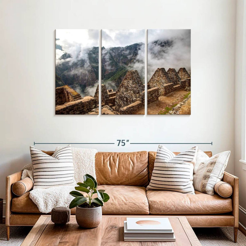 Lilie Cloudy Machu Picchu, 36" H x 57" W