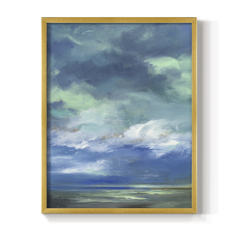 «Island Morning», reproduction encadrée - bois massif, H 10 po x l 8 po