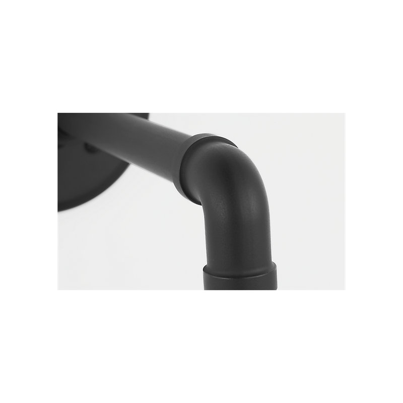 Thomas O'Brien 1 - Light Outdoor Barn Light, Soft Copper, 12" H x 12.5" W x 16.5" D, Matte Black