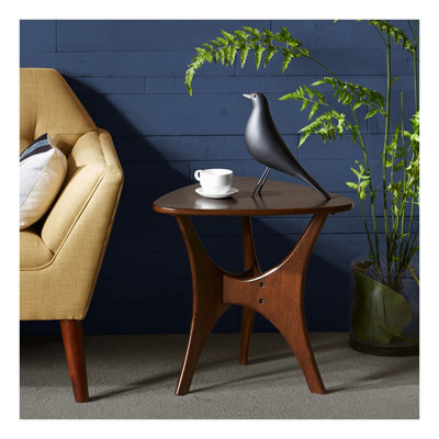 Triangle Wood Side Table