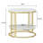 Marble Coffee Table Sofa Side End Tables Bedside Tables Furniture With Solid Metal Frame