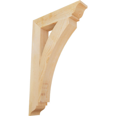 4"W x 20"D x 32"H Thorton Traditional Rough Sawn Bracket, Douglas Fir