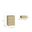 49.8 cm W Bedside Table-548102556