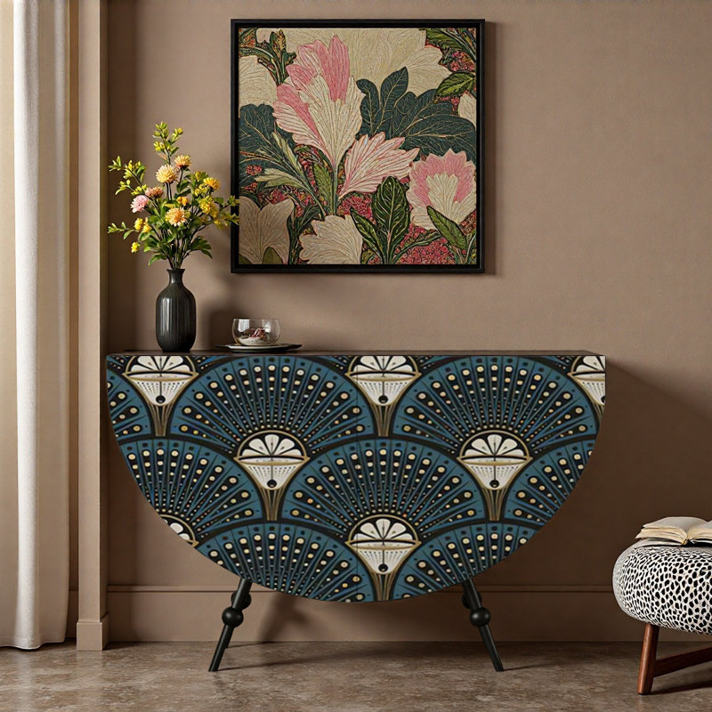 Armoire de décoration domestique en demi-cercle à double porte