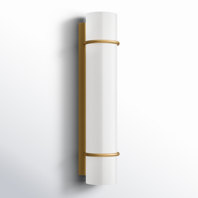 Romaine Dimmable LED Vanity Light, Brushed Brass