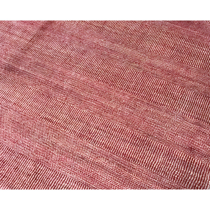 Wool Area Rug in Light Red