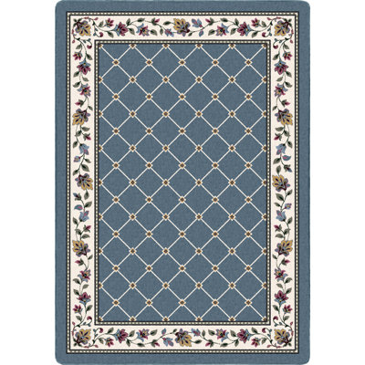 Tapis à motif floral en treillis Alminus Signature Symphony