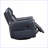 Recliners for Living Room, Navy Blue Leather Swivel Glider Recliner with Solid Wood Frame | Pull-Handle Recline-1985506078